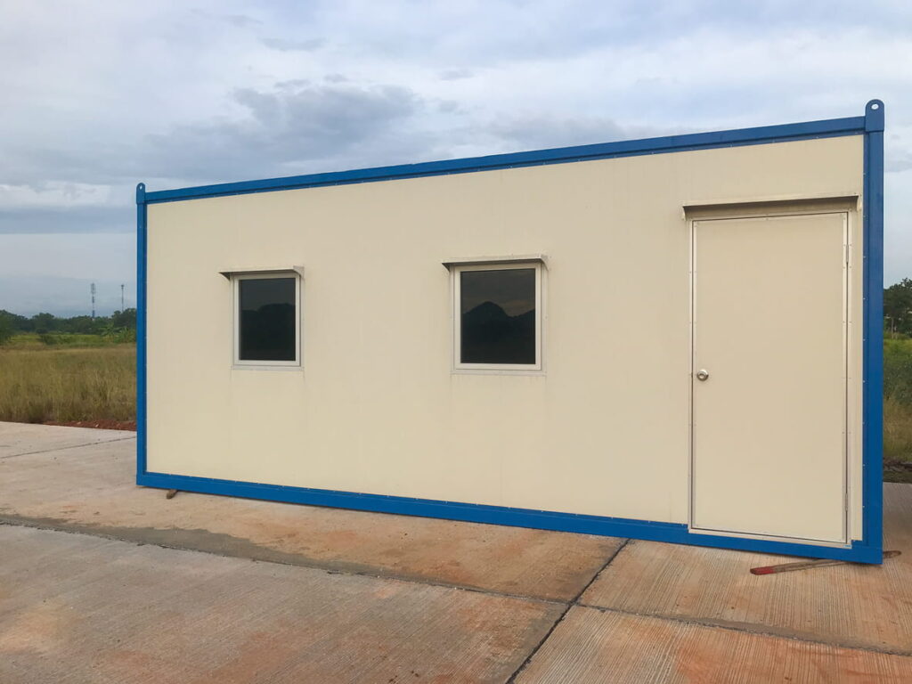assembled modular classroom