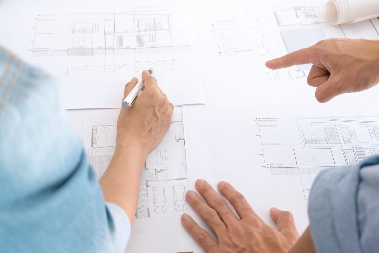 modifying architecture design drawing